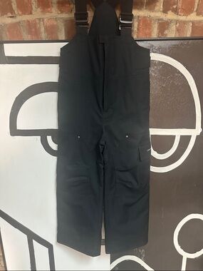 Obermeyer Black Kids Cargo Bib Overalls